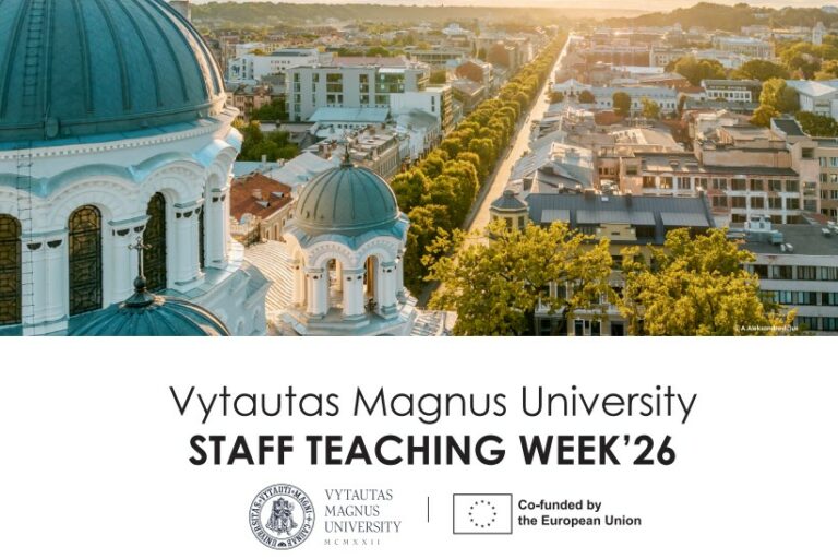 Erasmus+ Teaching Week Vytautas Magnus University (VMU), Kaunas, Lithuania