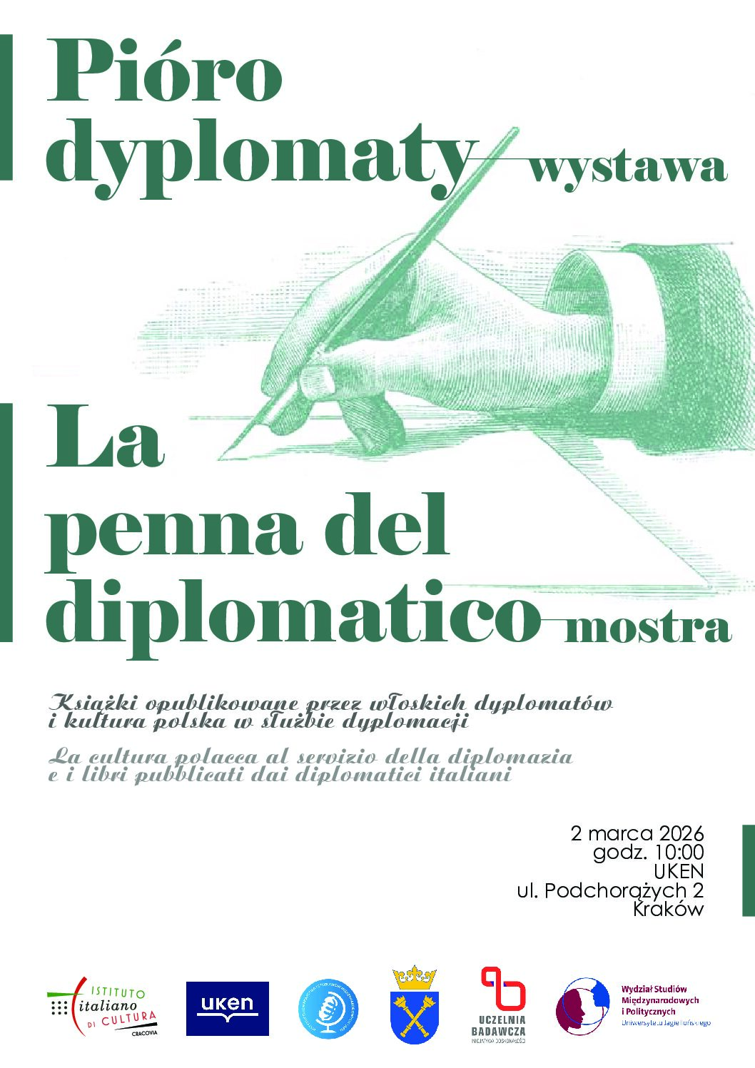 wystawa „Pióro dyplomaty/La penna del diplomatico”